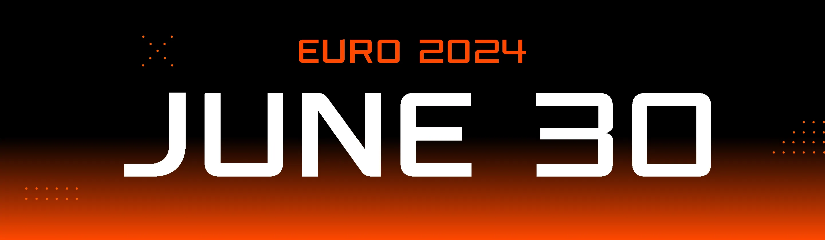 EURO 2024. Knockout Stage. June 30